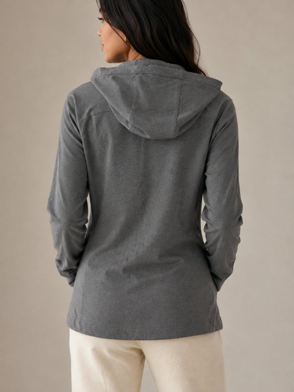 Lululemon City Trek Gray Hooded Full Zip Jacket Size 12 - Picture 2 of 10